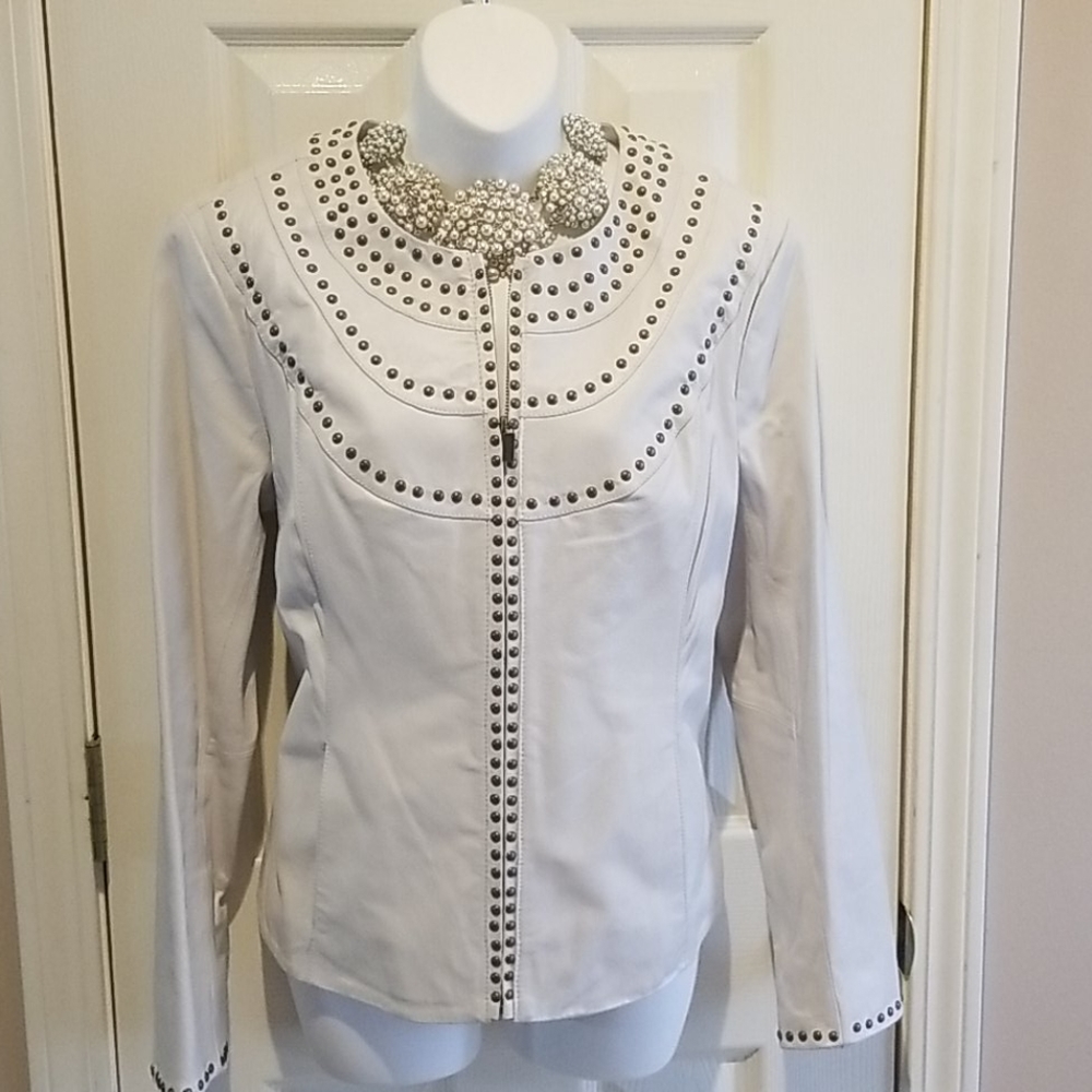 Pamela McCoy Leather Jacket